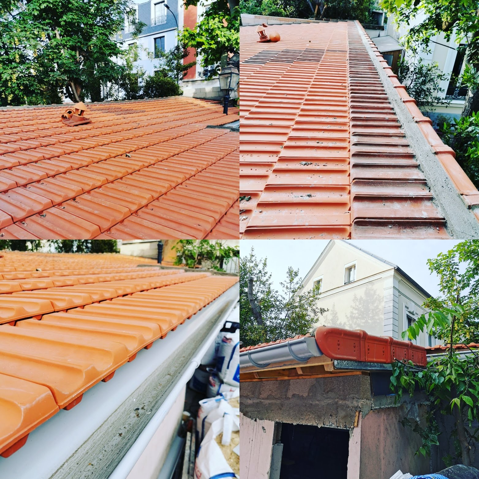 Blue Gold Control roofing work